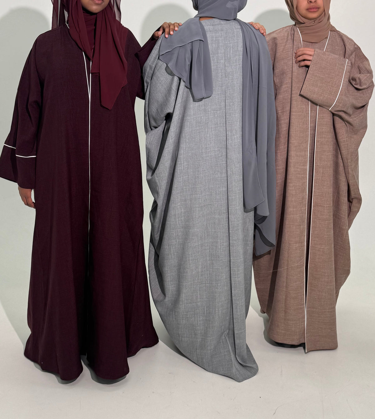 MINA Abaya 3 piece Linen