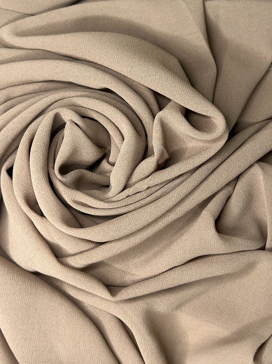 Georgette Chiffon - Soft Tan