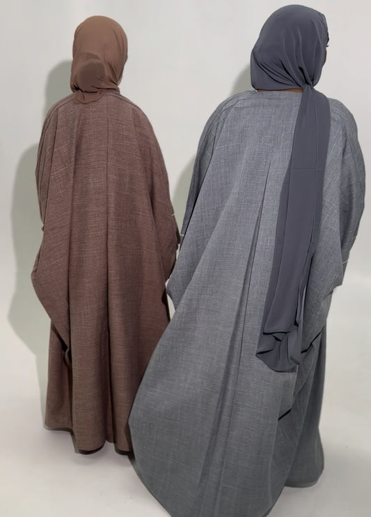 MINA Abaya 3 piece - Butterfly Cut