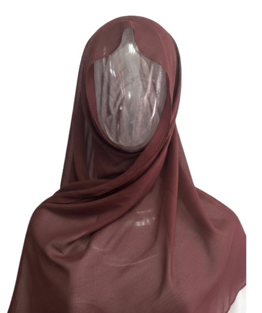 Modal - Chocolate Brown hijab