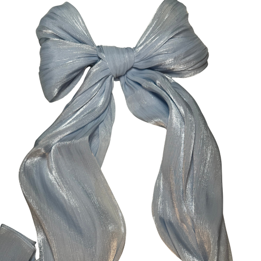 Organza Hijab - soft blue